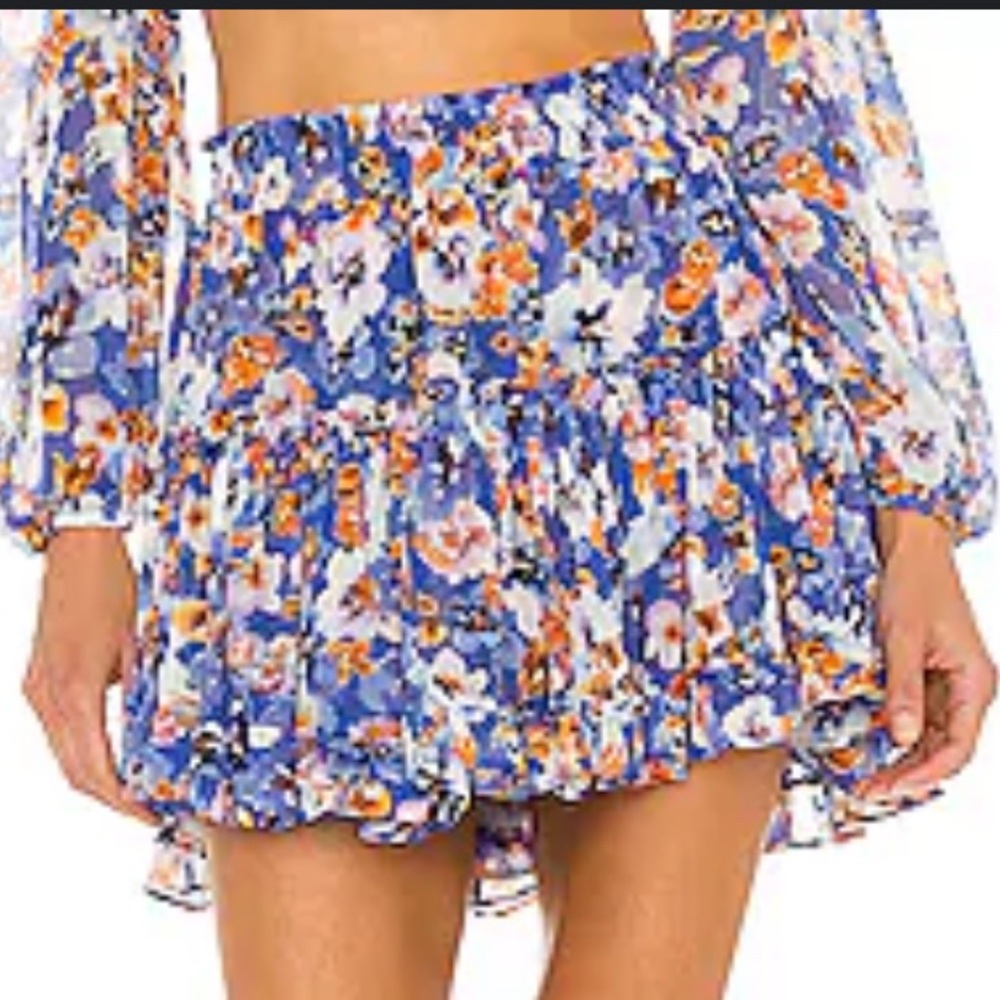Misa Floral Mini Skirt